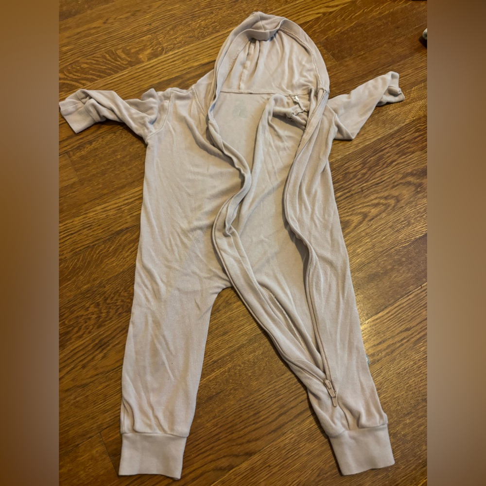 Kyte hooded romper, 18-24 months, khaki